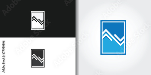 abstract resident logo set
