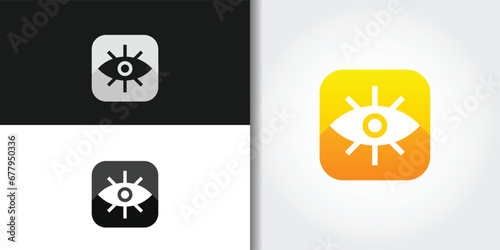 eye logo set