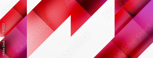 Vivid abstraction unfolds. Triangles in seamless harmony, composing dynamic geometric backdrop. Interplay of angles and hues forms captivating tapestry, evoking modernity and artistic allure