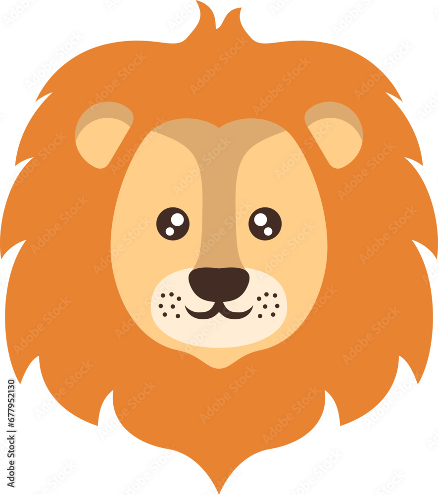 Obraz premium Lionhead smile face