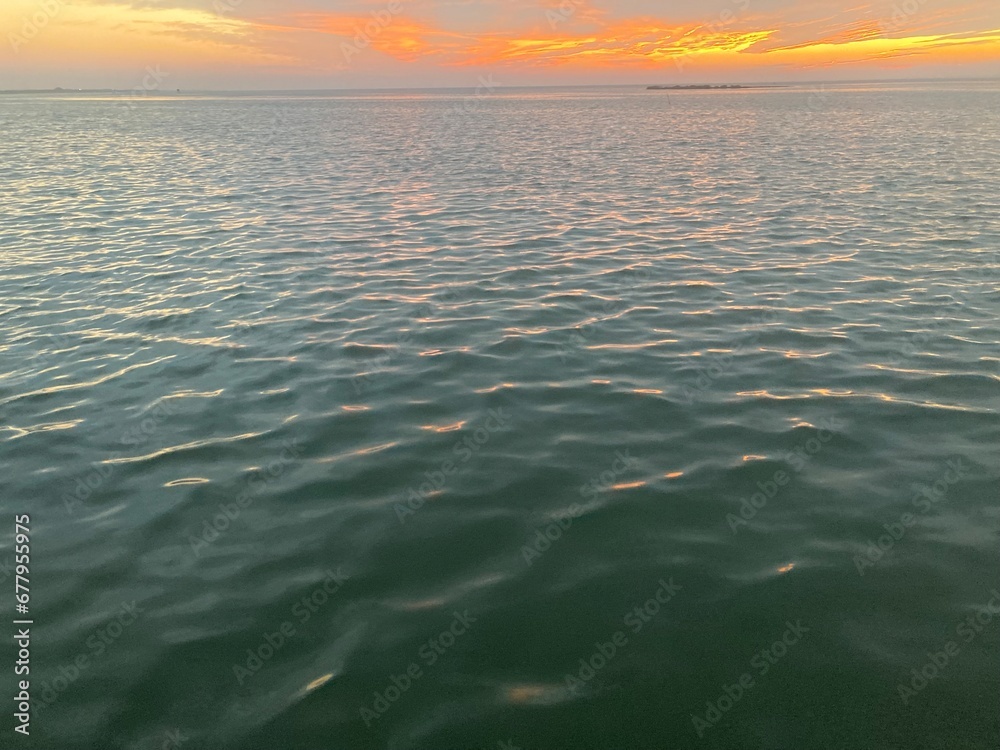 sunset on the sea sunset on the sea