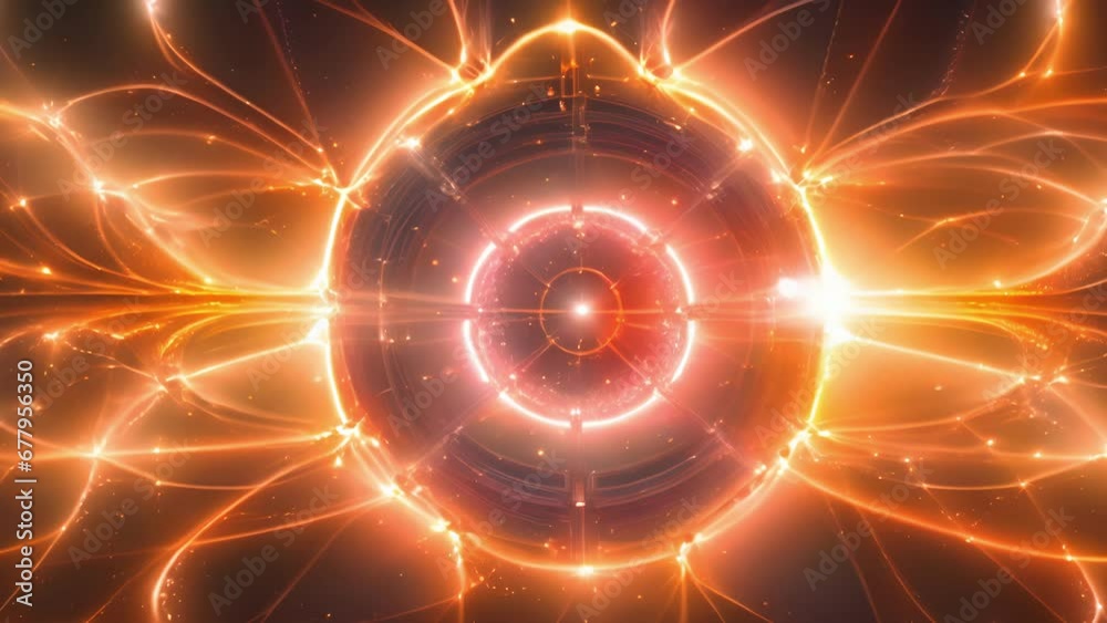 hypnotizing fusion light symbolism, solar flares project zodiac signs into vastness space, reminding vast interconnectedness universe.