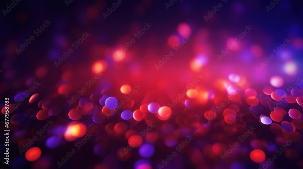 Abstract purple bokeh Christmas background