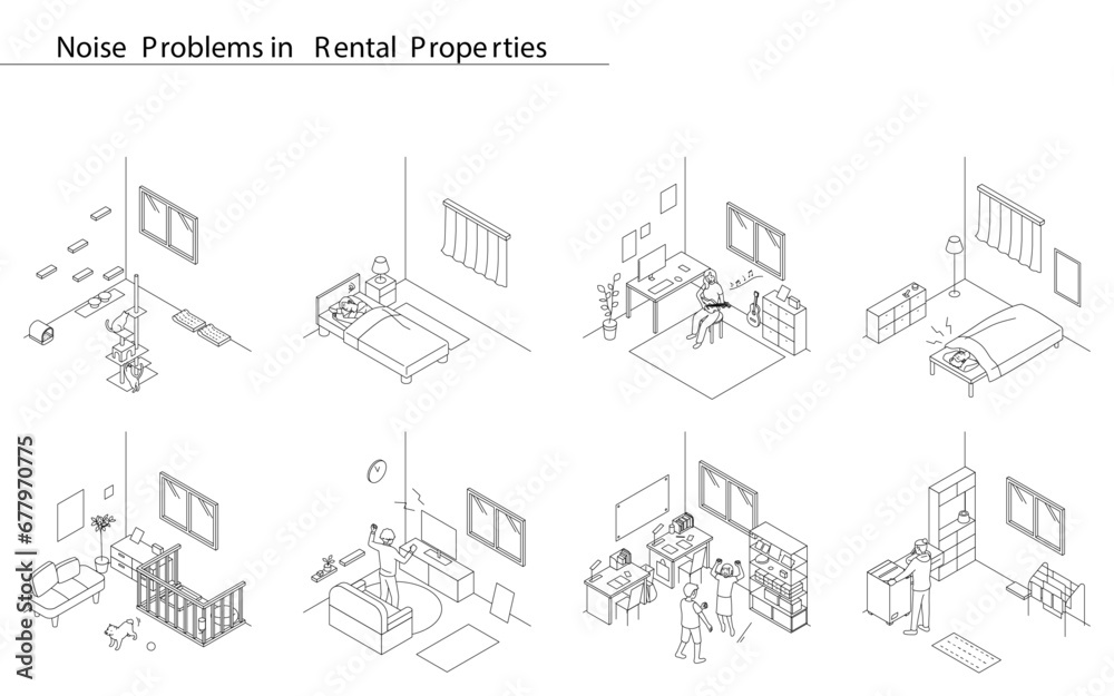 Noise problems in rental properties: Noise from living in apartments and condominiums