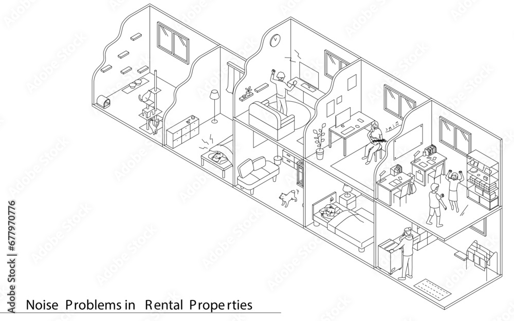 Noise problems in rental properties: Noise from living in apartments and condominiums