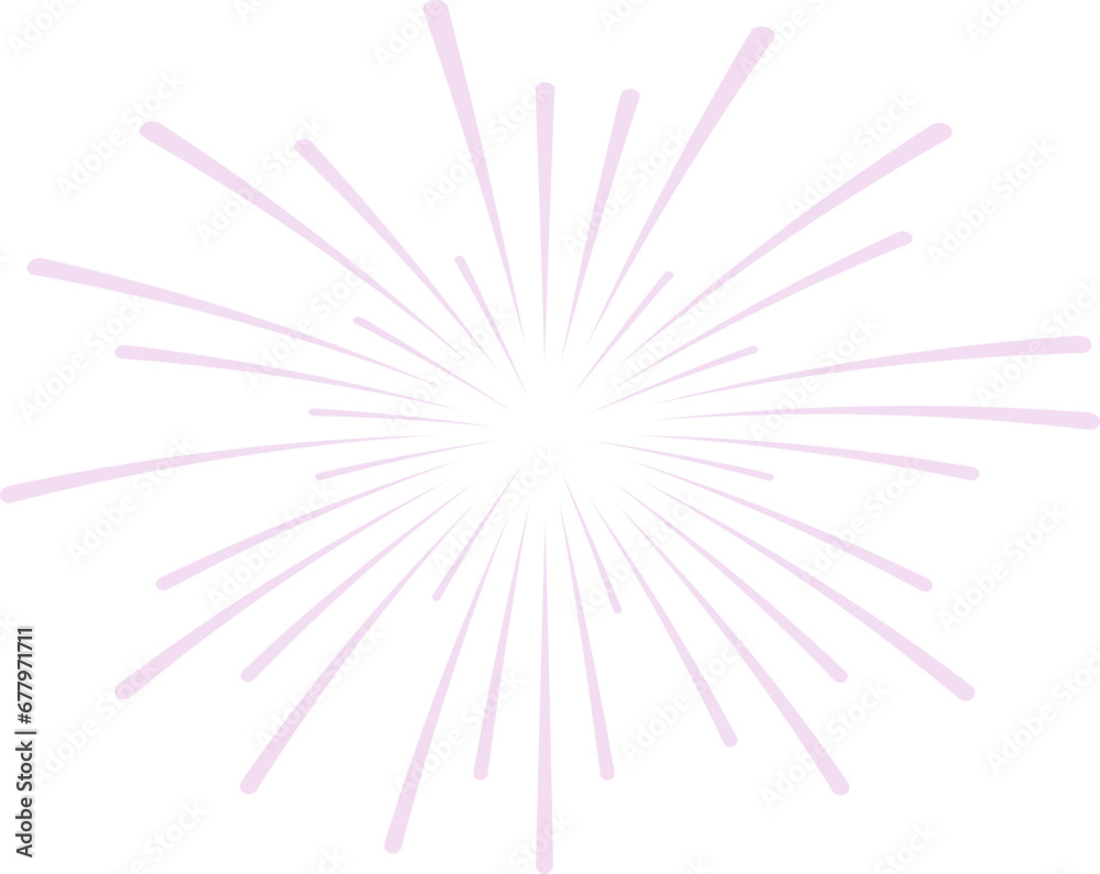 Fototapeta premium violet fireworks burst