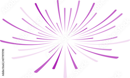 violet fireworks burst vector