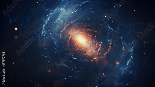 Spiral galaxy, interstellar scenery, galaxies, planets, space, futuristic world, space world, starscapes, interstellar, comets, asteroids in the outer space, dark background photo
