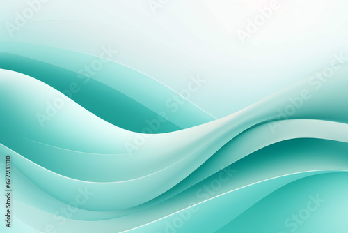 Ocean Bliss: Soft Aqua Waves Background - Modern, Tranquil, and Elegant Illustration of Calm Sea form Textures, Ideal for Relaxation, Design, and Serene Atmospheres