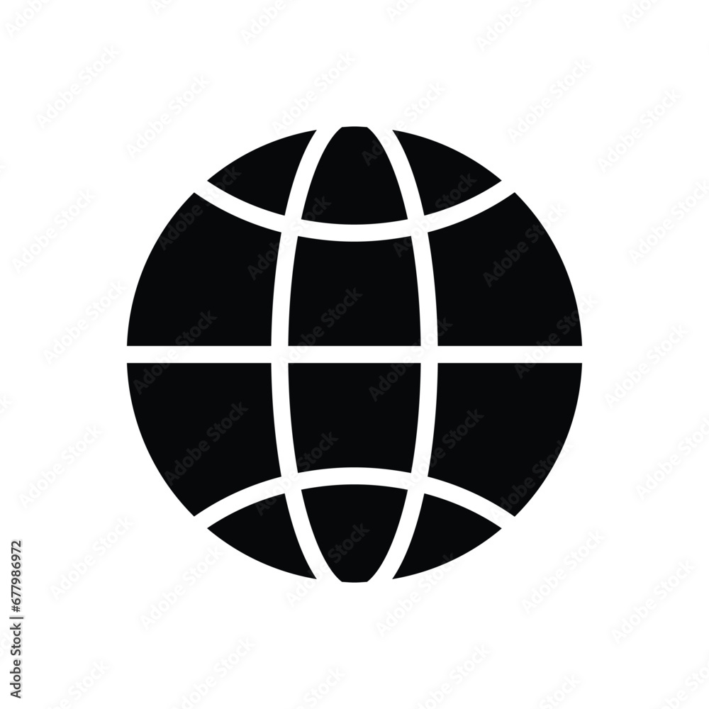 World planet earth vector icon World planet earth vector icon
