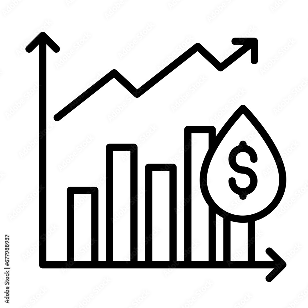 Crude oil price, petroleum cost, oil value, price of oil, energy cost icon and easy to edit. Crude oil price, petroleum cost, oil value, price of oil, energy cost icon and easy to edit.