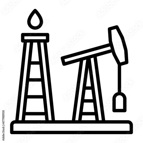 Mining site, excavation, mineral deposit, dig site, resource extraction site icon and easy to edit.