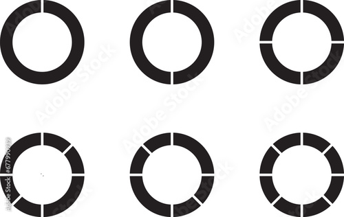 Circle chart section.