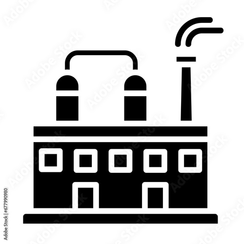 Oil refinery, processing plant, petroleum facility, refining unit, oil processing facility icon and easy to edit.