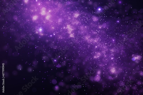 Abstract purple sparkle particles background © Denis