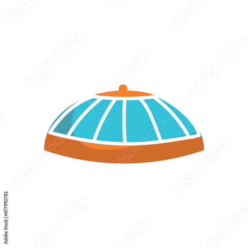 Jewish cap on white background