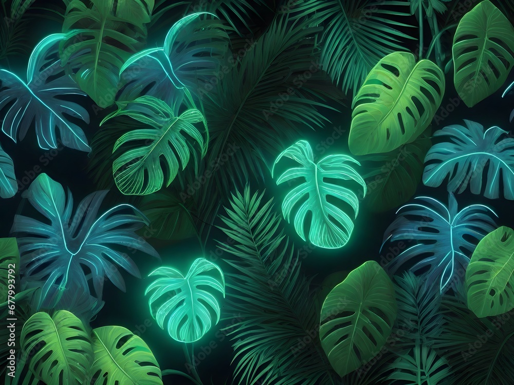 Fototapeta premium Phosphorescent plants