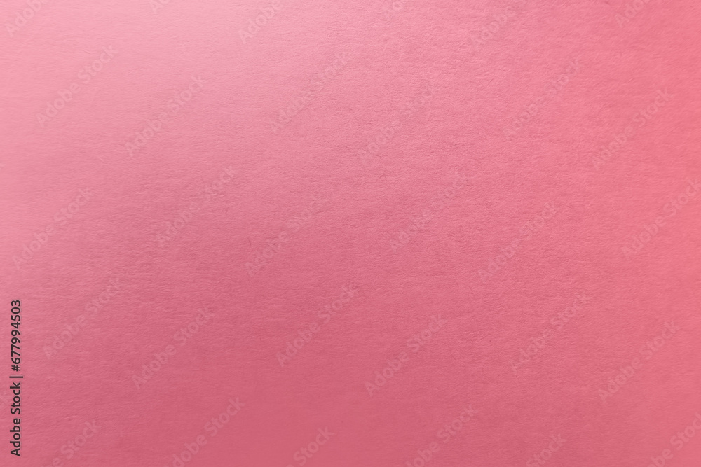 Cheerful lemonade pink tone color paint on kraft environmental friendly cardboard box blank paper texture background with space minimal style - obrazy, fototapety, plakaty 