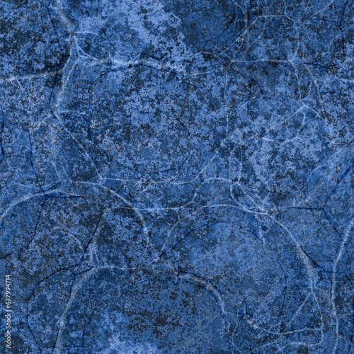 Blue background and texture stone seamless 2D illustration