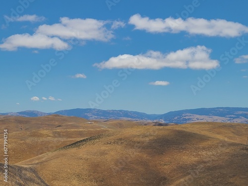 Marine layer burning off in the East Bay hills of Northern California