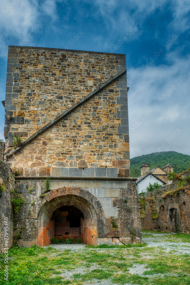 Fototapeta premium The Royal Arms and Ammunition Factory was a royal factory installed in the municipality of Orbaizeta, by order of Charles III of Spain in 1784.