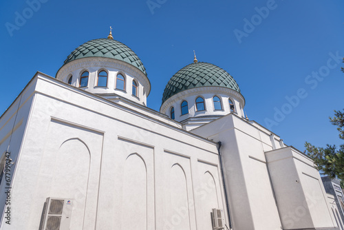 View of medieval Dzhuma Mosque in Tashkent, Uzbekistan photo