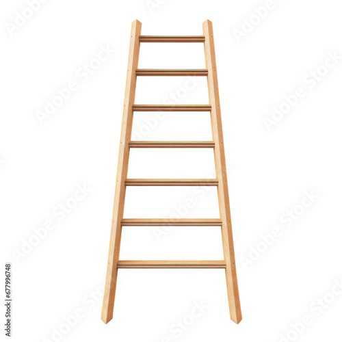 Ladder isolated on transparent background transparency 