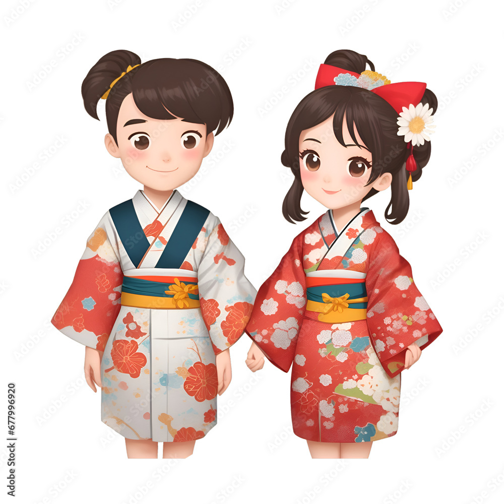 japanese geisha and japanese kimono, ai generative japanese geisha and japanese kimono, ai generative