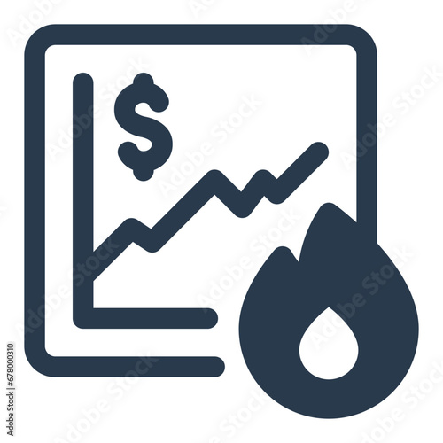 Dynamic Market Trend Identification Icon
