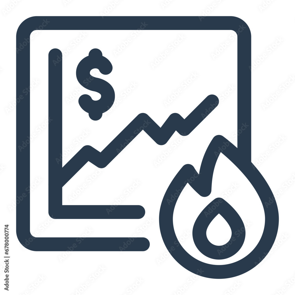Dynamic Market Trend Identification Icon Dynamic Market Trend Identification Icon