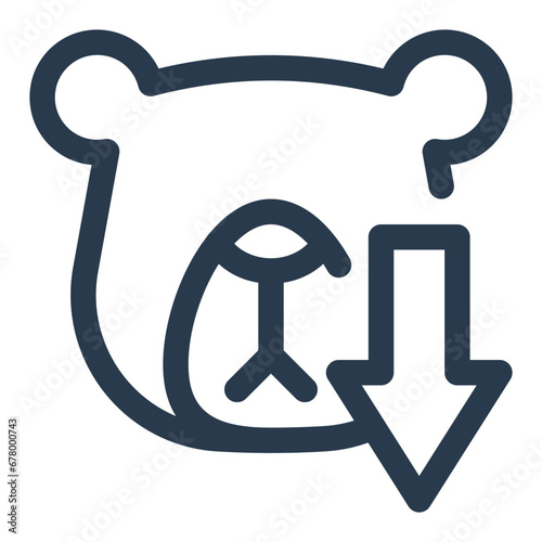 Resilient Bear Market Analysis Icon
