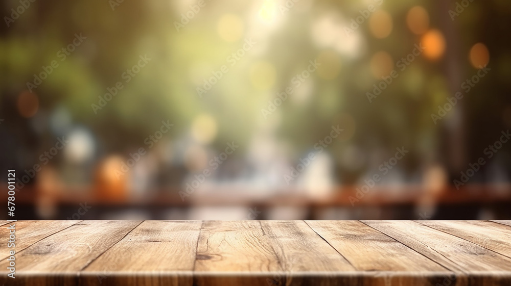 tabletop on a blurry background warmer colors of the autumn park abstract platform. tabletop on a blurry background warmer colors of the autumn park abstract platform.