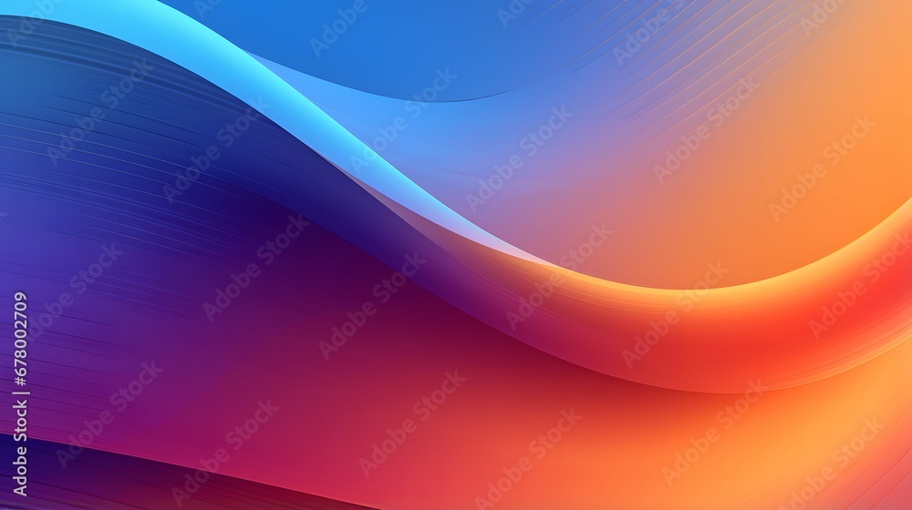 Fototapeta premium color gradient wave background .