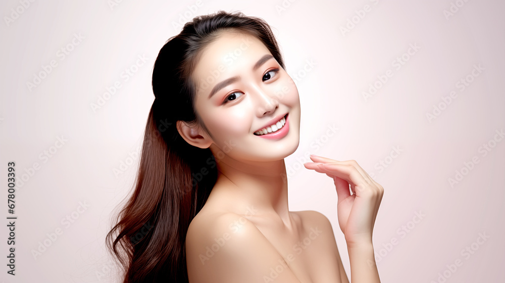 BEAUTIFUL YOUNG ASIAN WOMAN WITH CLEAN FRESH SKIN. legal AI BEAUTIFUL YOUNG ASIAN WOMAN WITH CLEAN FRESH SKIN. legal AI