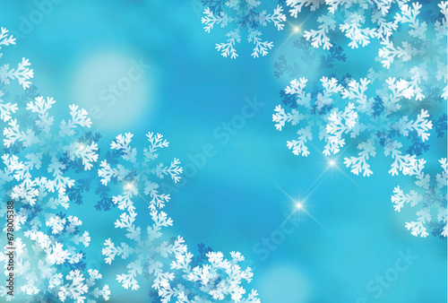 クリスマス　雪　風景　冬　背景