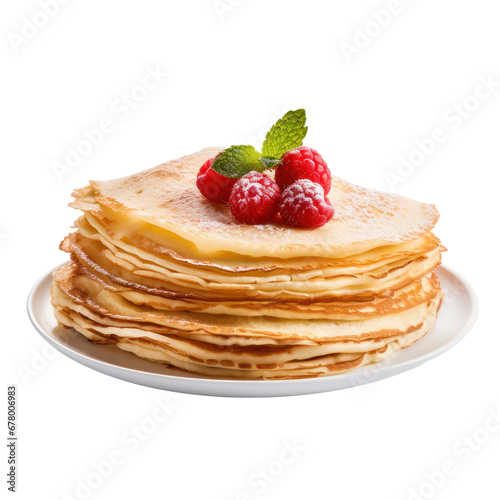 crepes isolated on transparent background,transparency 