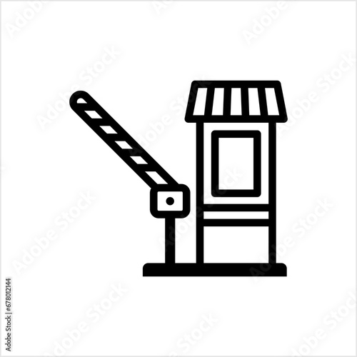 Toll Booth Icon, Tollway, Toll Plaza, Road Fee, Tax Collection Station
