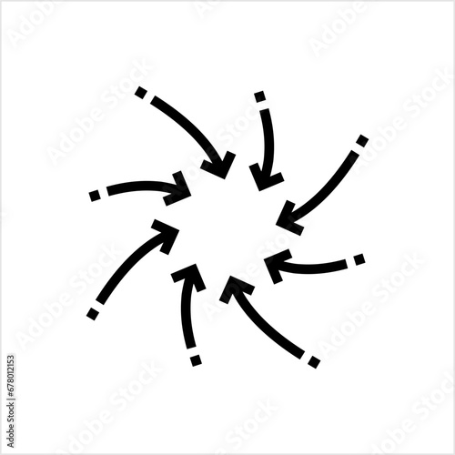 Water Movement Icon, Water, Liquid Flow Direction