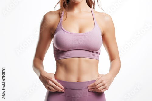 comfortable and supported during workout with sportswear bra, designed to help achieve a healthy and fit lifestyle.