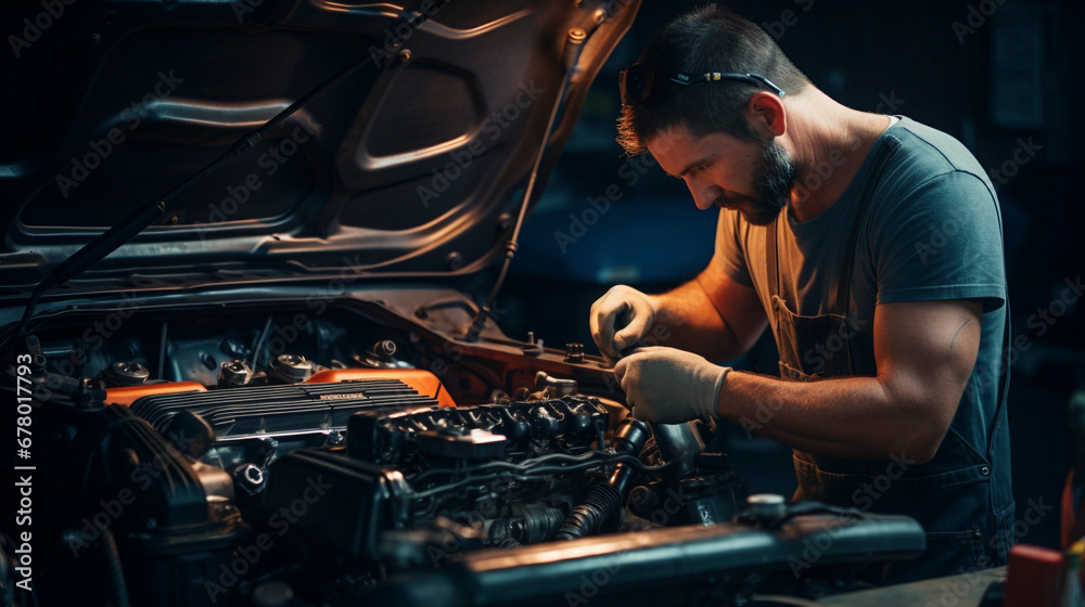 Toolbox Tales: Rugged Hands Weaving Automotive Stories, Generative AI Toolbox Tales: Rugged Hands Weaving Automotive Stories, Generative AI