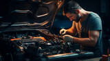 Toolbox Tales: Rugged Hands Weaving Automotive Stories, Generative AI