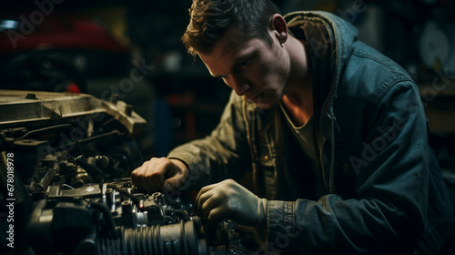 Grease and Gears: Rugged Handsomeness Unveiled, Generative AI