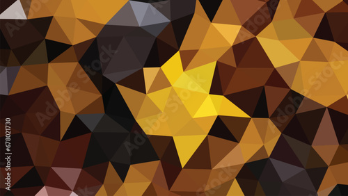 golden  polygon abstract background