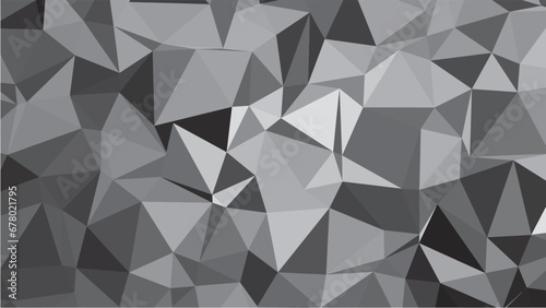 Gray polygon abstract background