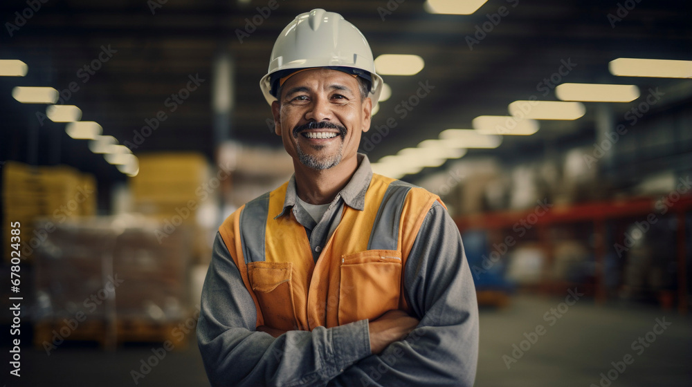 Defenders of the Depot: Men in Hardhats Protecting Warehouse Assets, Generative AI Defenders of the Depot: Men in Hardhats Protecting Warehouse Assets, Generative AI