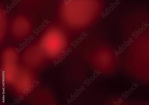 Red Abstract Defocused Background as Design Element