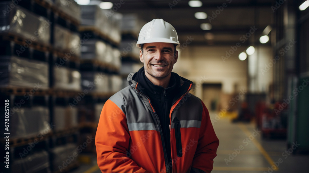 Hardhat Harmony: Men Ensuring Warehouse Stability, Generative AI Hardhat Harmony: Men Ensuring Warehouse Stability, Generative AI