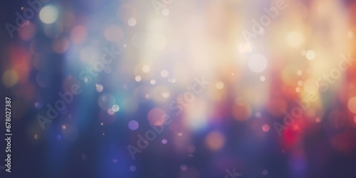 Christmas abstract background with soft light bokeh. Blurred Glitter sparkle for celebrate. glowing lights focus in bright sunlight photo