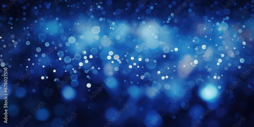 Fototapeta premium Christmas abstract background with soft light bokeh. Blurred Glitter sparkle for celebrate. glowing lights focus in bright sunlight