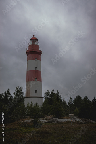 the lighthouse on the island, Kaskinen, Finland
